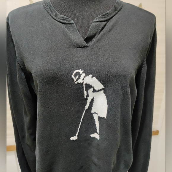 Liz Claiborne - Liz Golf knit sweater - LG - Picture 3 of 10